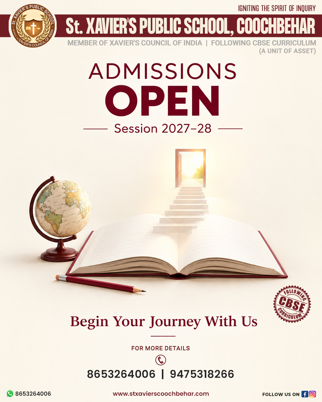 Admissions Open - Session 2027-28